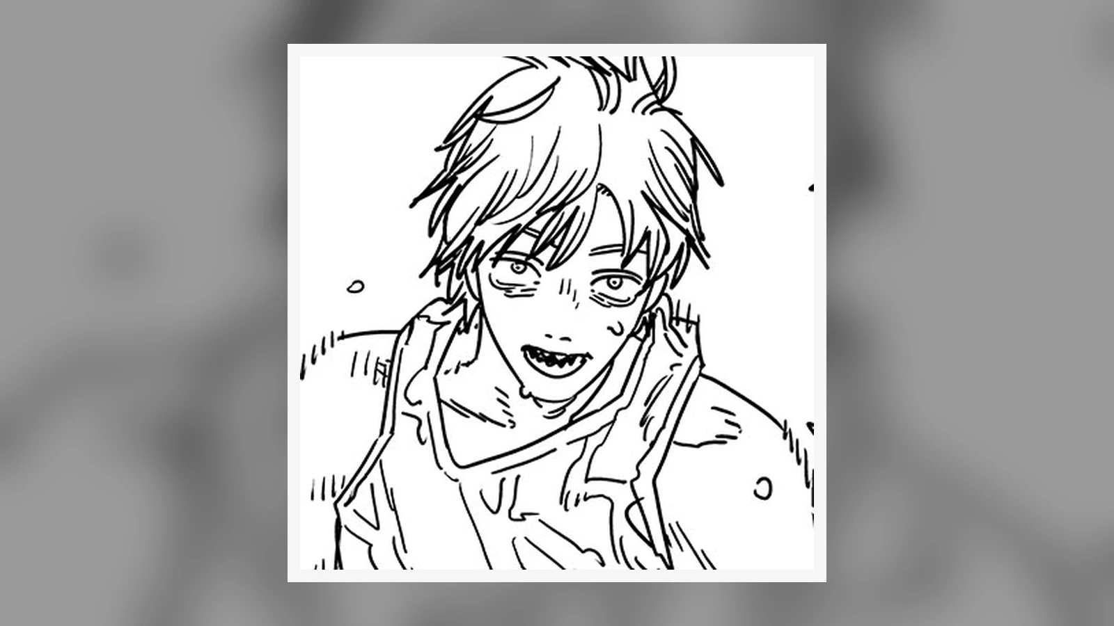 Ilustração oficial de Denji, identidade humana de Chainsaw Man e alvo central de Yoru