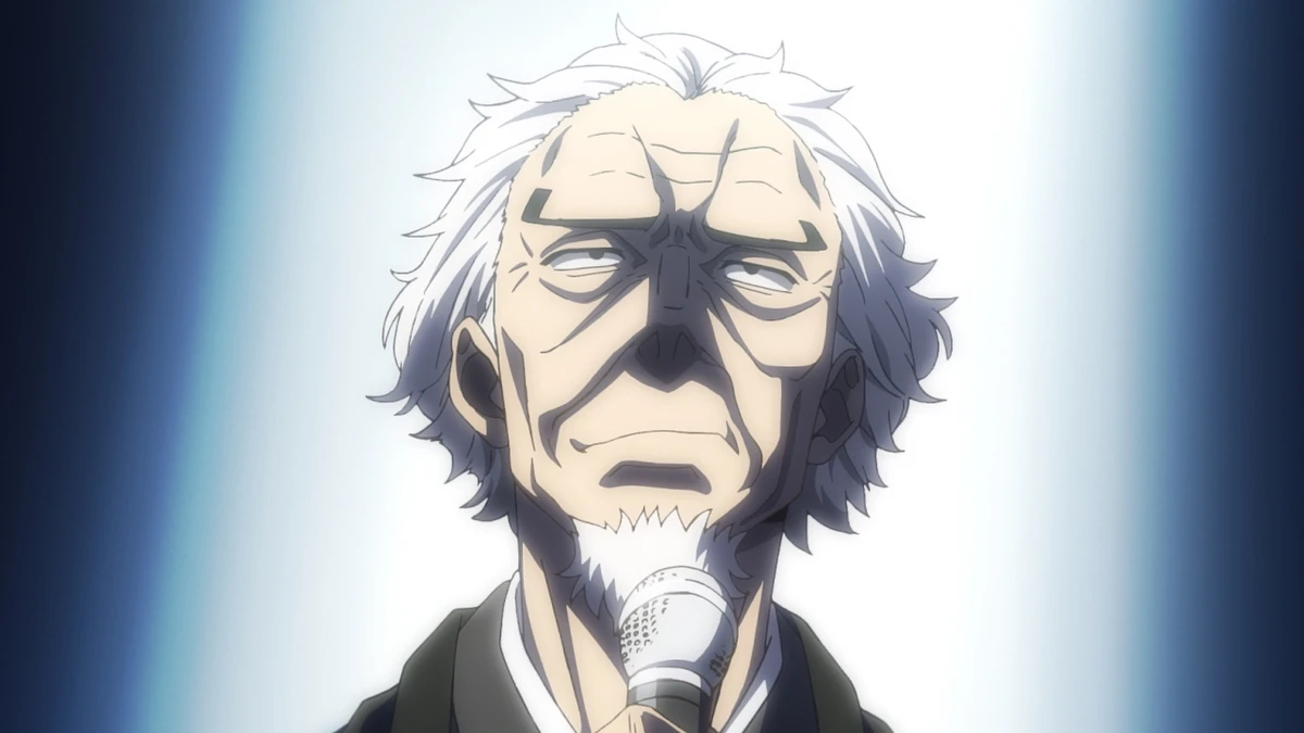 Issho Arakawa durante o episódio da prova de promoção para shin'uchi em Akane-banashi