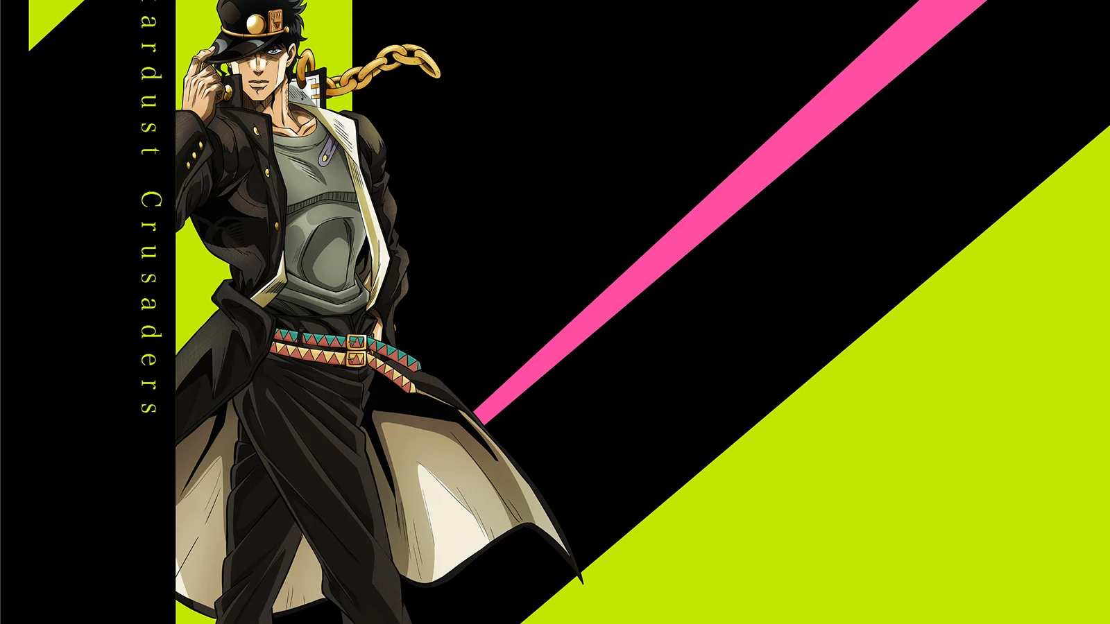Jotaro Kujo, usuário de Star Platinum em Stardust Crusaders