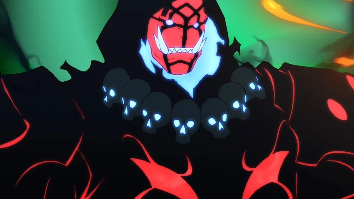 Kiba em visual oficial do exército de sombras