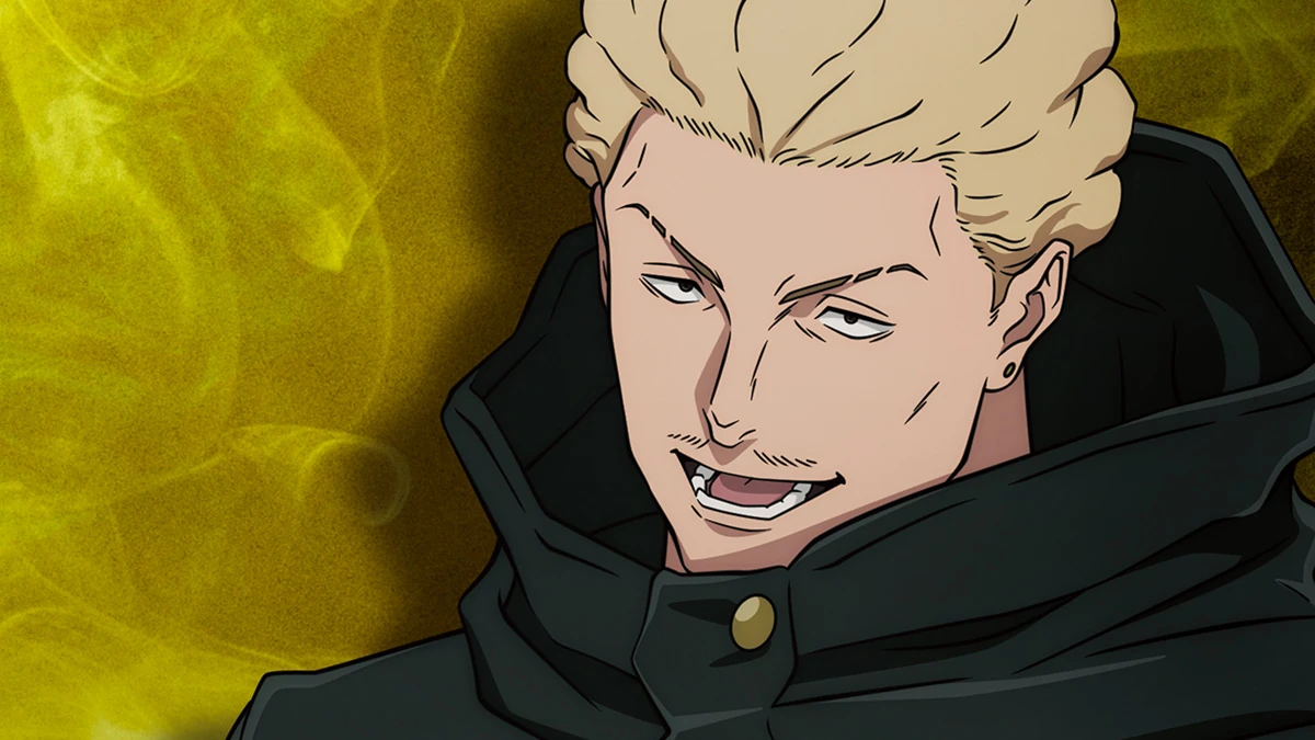Kinji Hakari em arte oficial da terceira temporada de Jujutsu Kaisen