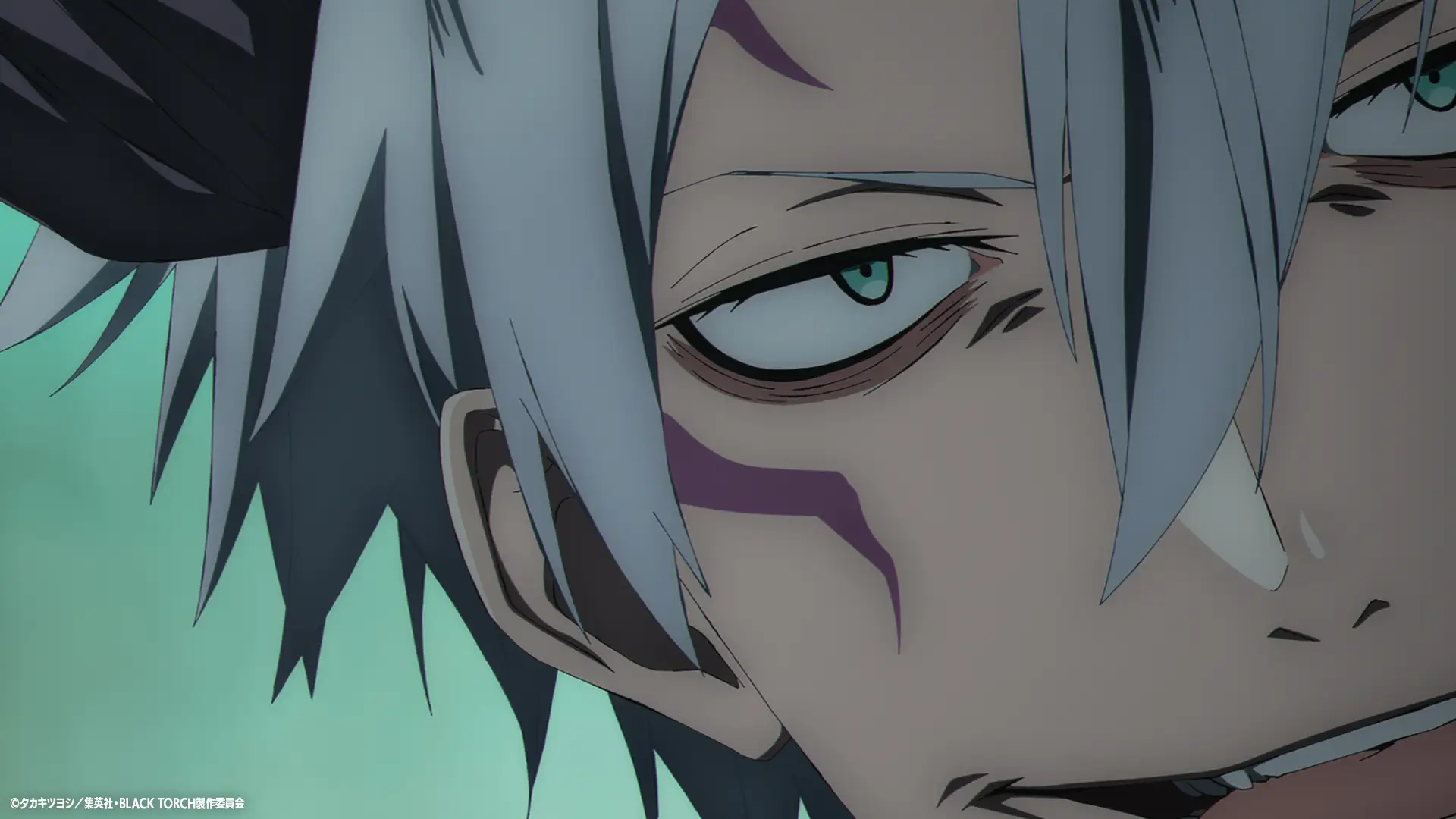 Koga aparece ante el equipo durante la misión del episodio 5 de Black Torch