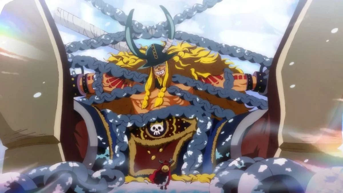 Loki acorrentado no Submundo de Elbaf enquanto Luffy se aproxima