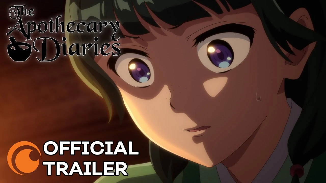 Maomao em cena oficial de The Apothecary Diaries