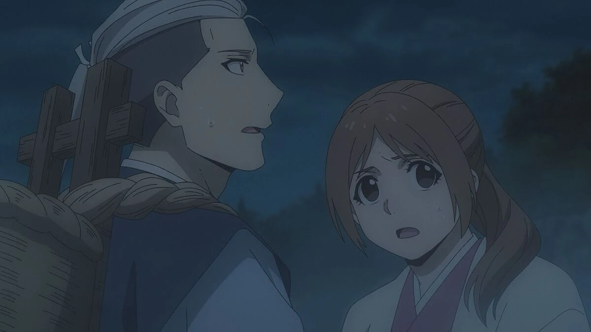 Mine e Nagisa durante a fuga que separou os gêmeos