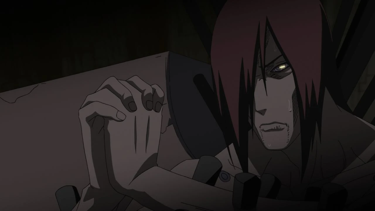 Nagato while using Rinnegan techniques