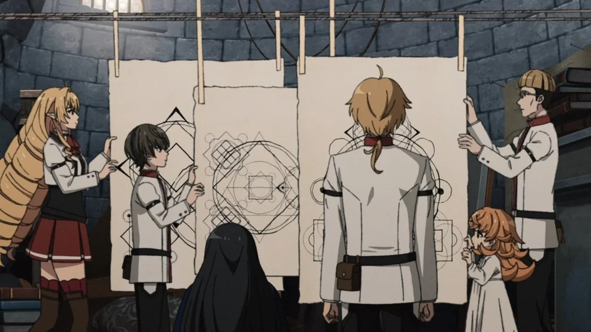 Nanahoshi and the group studying large layered magic-circle diagrams