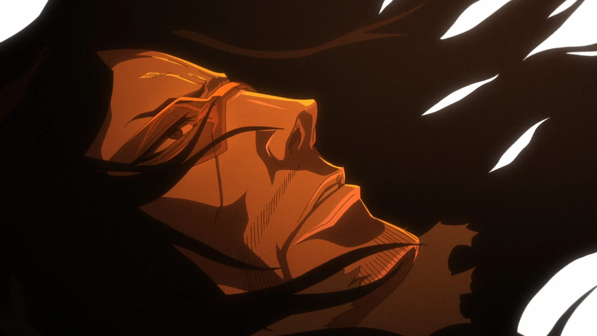 Old Man Zangetsu in Ichigo’s inner world during The Blade Is Me