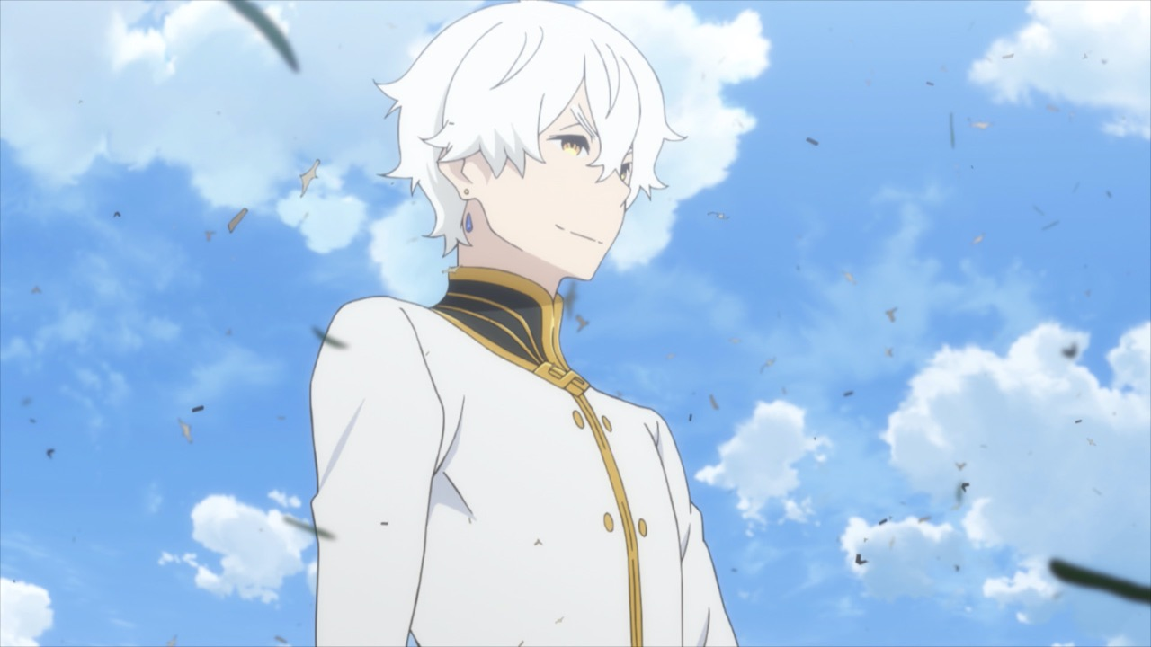 Regulus Corneas durante a emboscada contra o comboio de Crusch no episódio 26 de Re:Zero