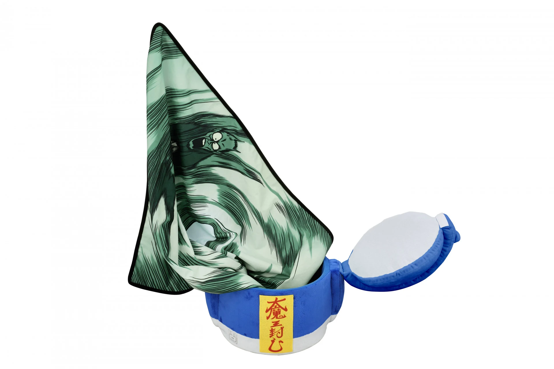 Representação oficial do redemoinho do Mafuba e do recipiente de selamento