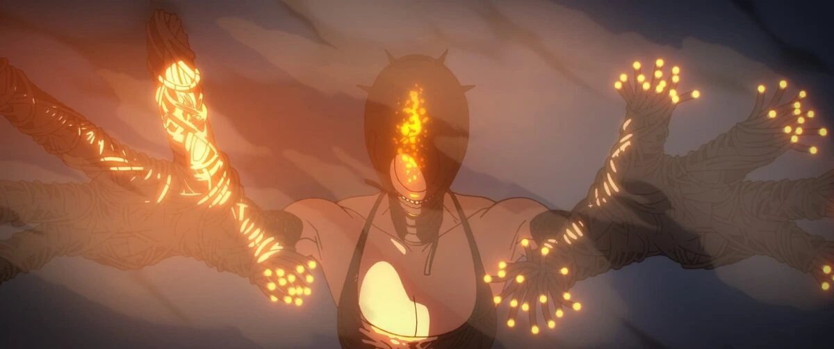 Reze transformada usando o poder explosivo do Demônio da Bomba