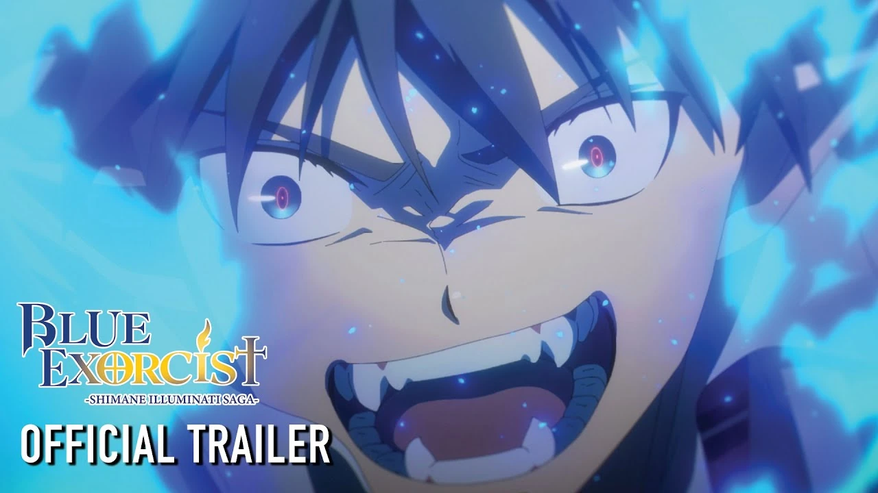 Rin Okumura no visual de Blue Exorcist Shimane Illuminati Saga produzido pelo Studio VOLN