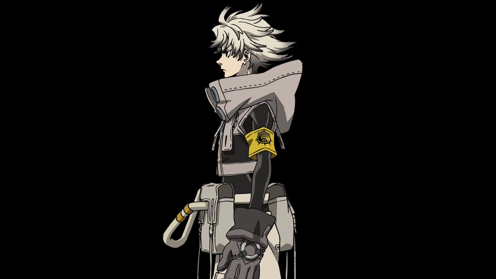 Rudo in official Gachiakuta artwork with his gloves visible