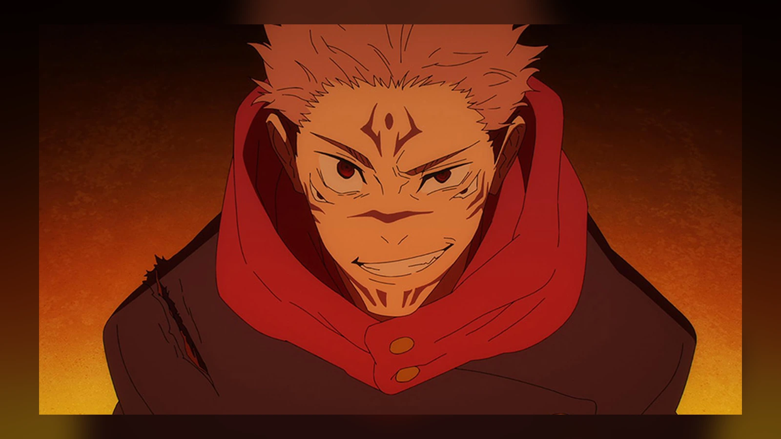 Sukuna controlando o corpo de Yuji Itadori em Jujutsu Kaisen