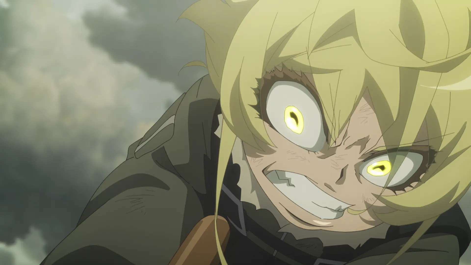 Tanya Degurechaff em combate na prévia do episódio 6 de Youjo Senki II