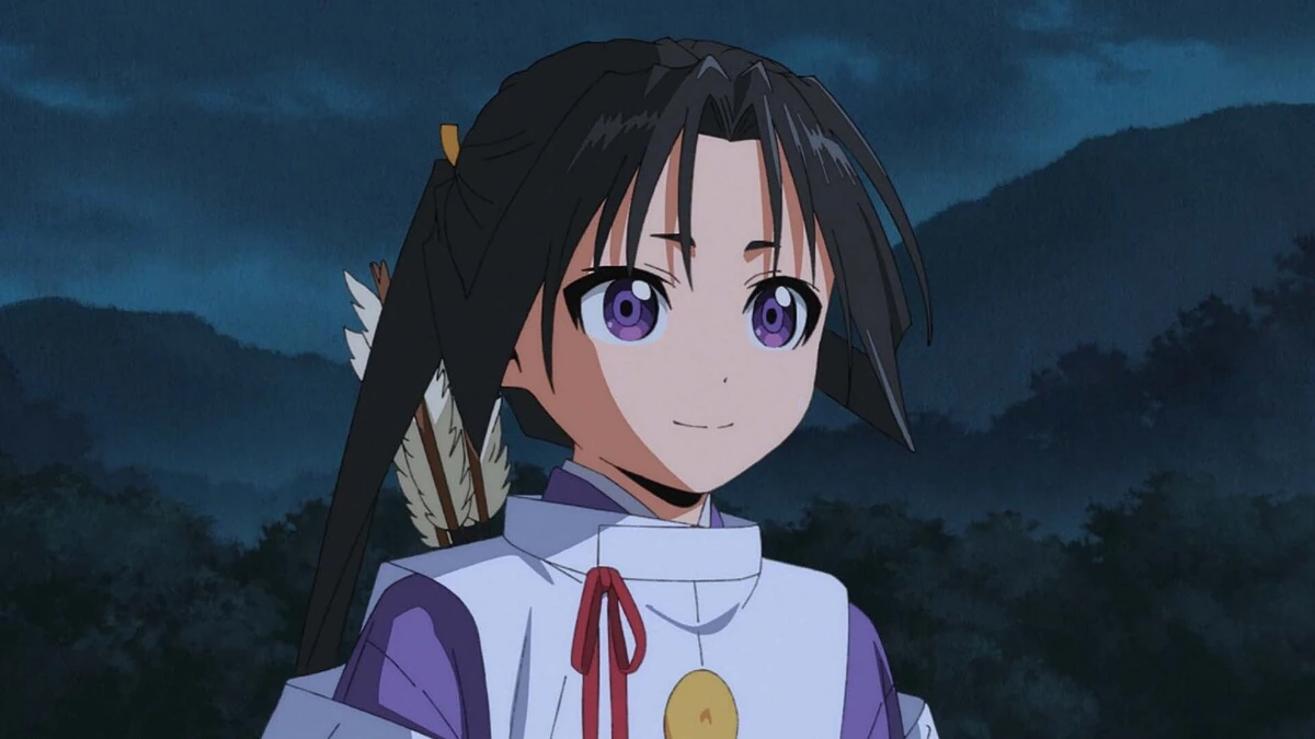 Tokiyuki encarando uma lâmina durante o combate contra as forças inimigas