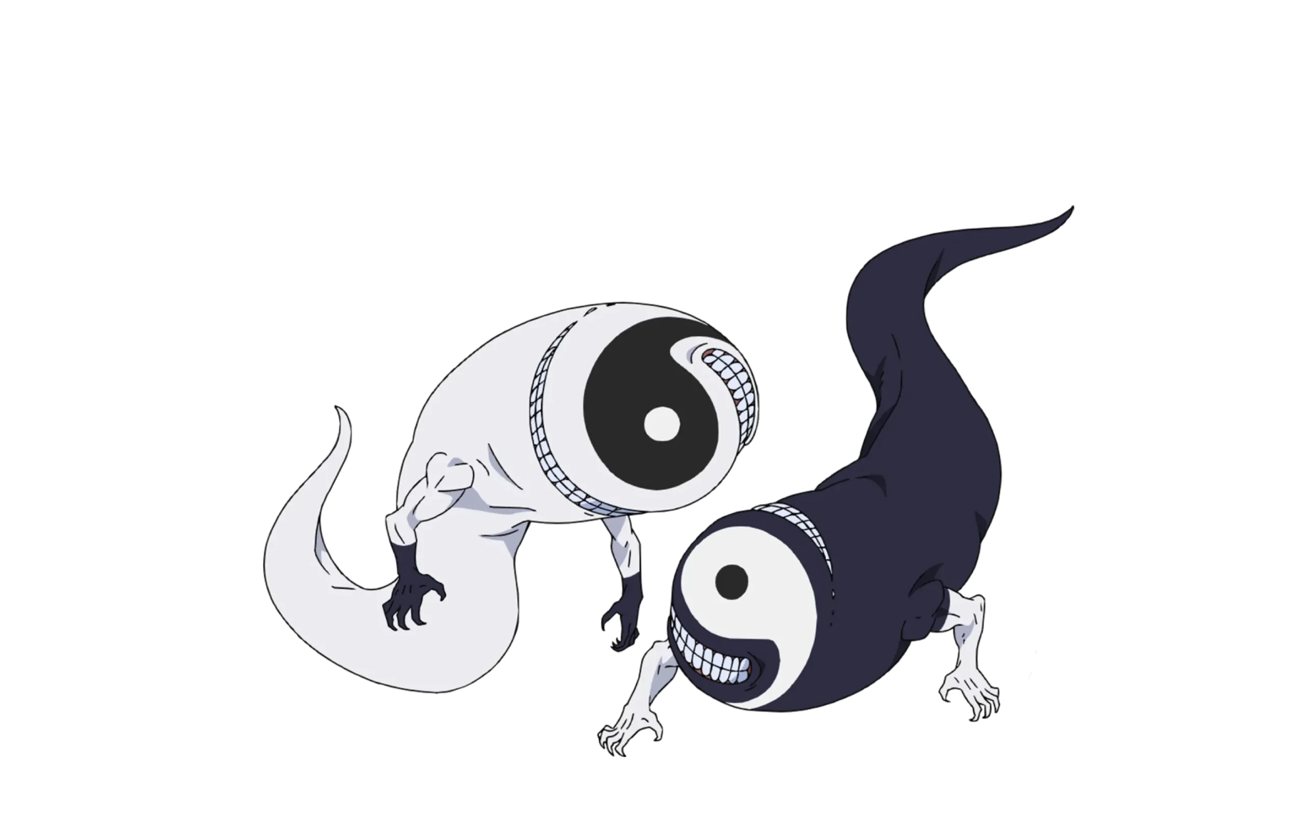 Yin y Yang, la pareja que pasa a estar vinculada a Asa después del ataque a la mansión Kagemori