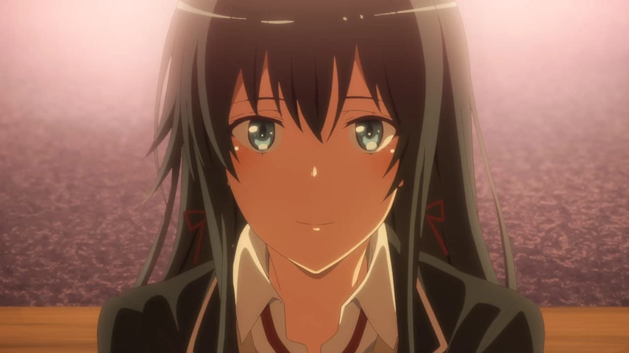 Yukino in an official My Teen Romantic Comedy SNAFU frame produced by feel.