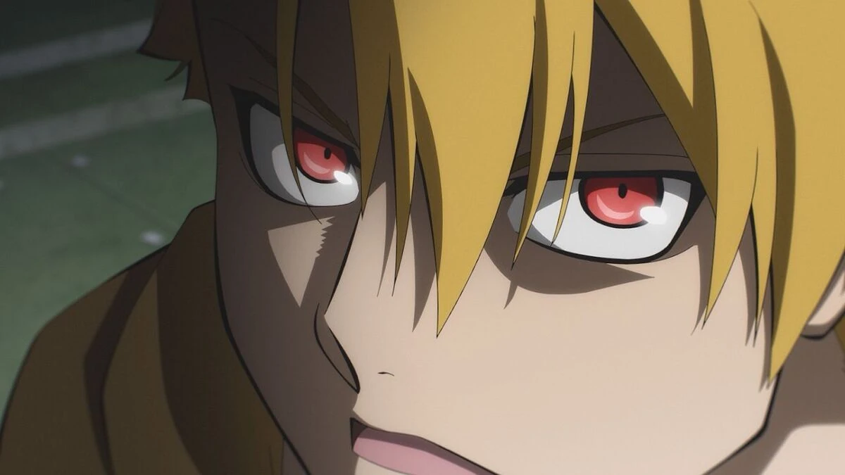 Yuru during the episode 5 battle where his coordination with Right and Left becomes crucial