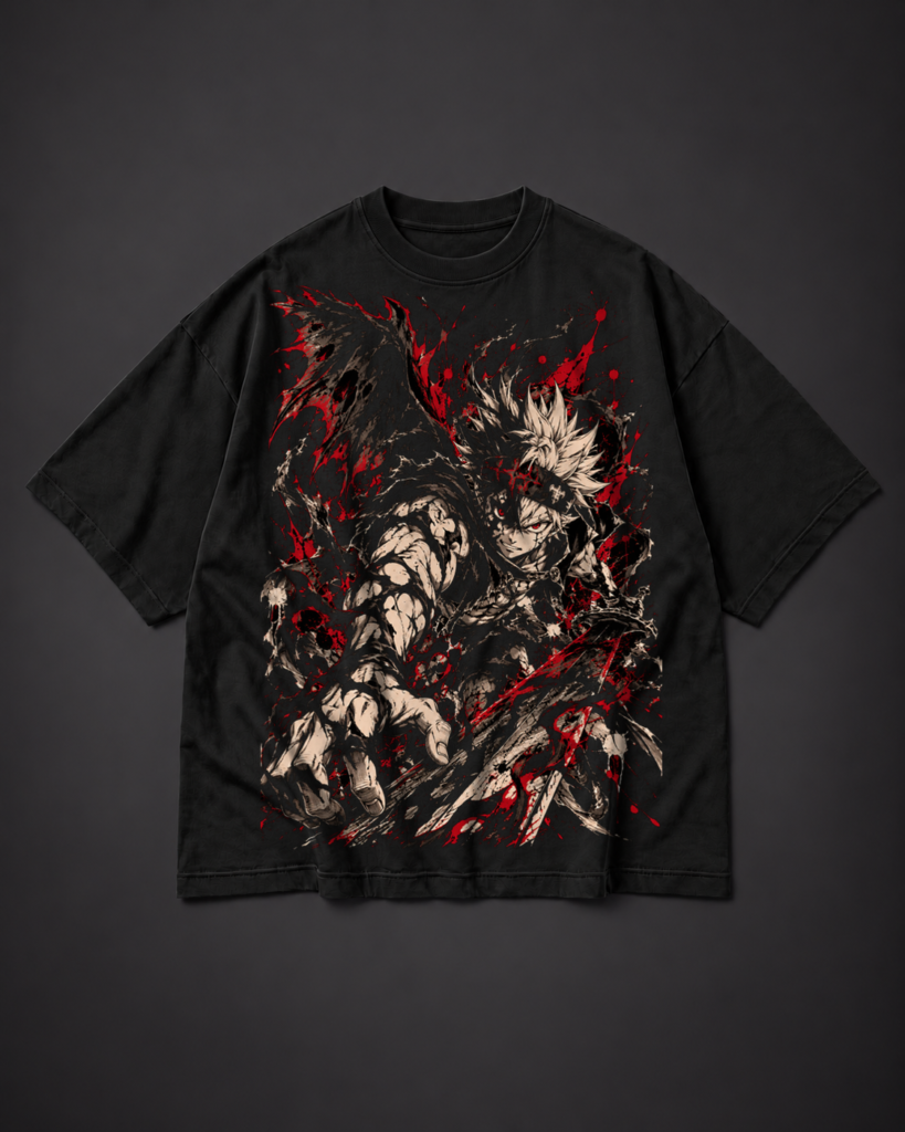 Camiseta Oversized Asta Demon