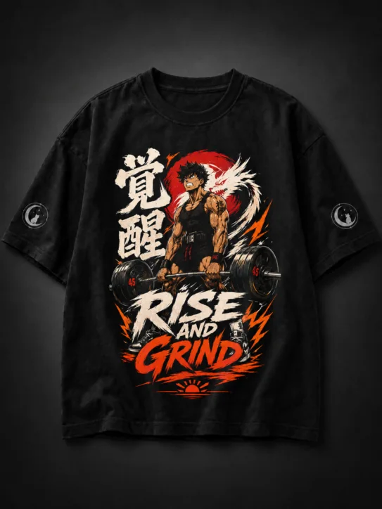 Camiseta Oversized Rise And Grind