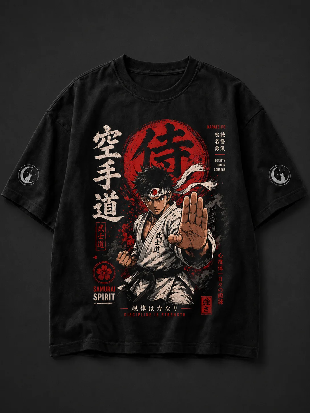 Camiseta Oversized Karate Spirit