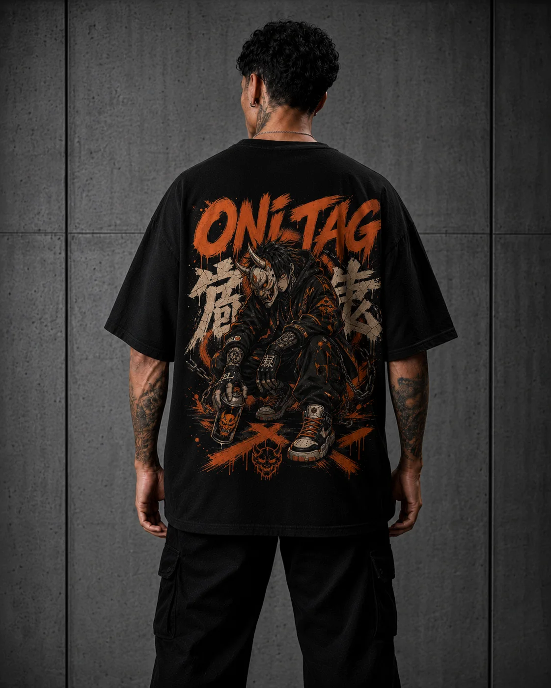 Camiseta Oversized Oni Tag