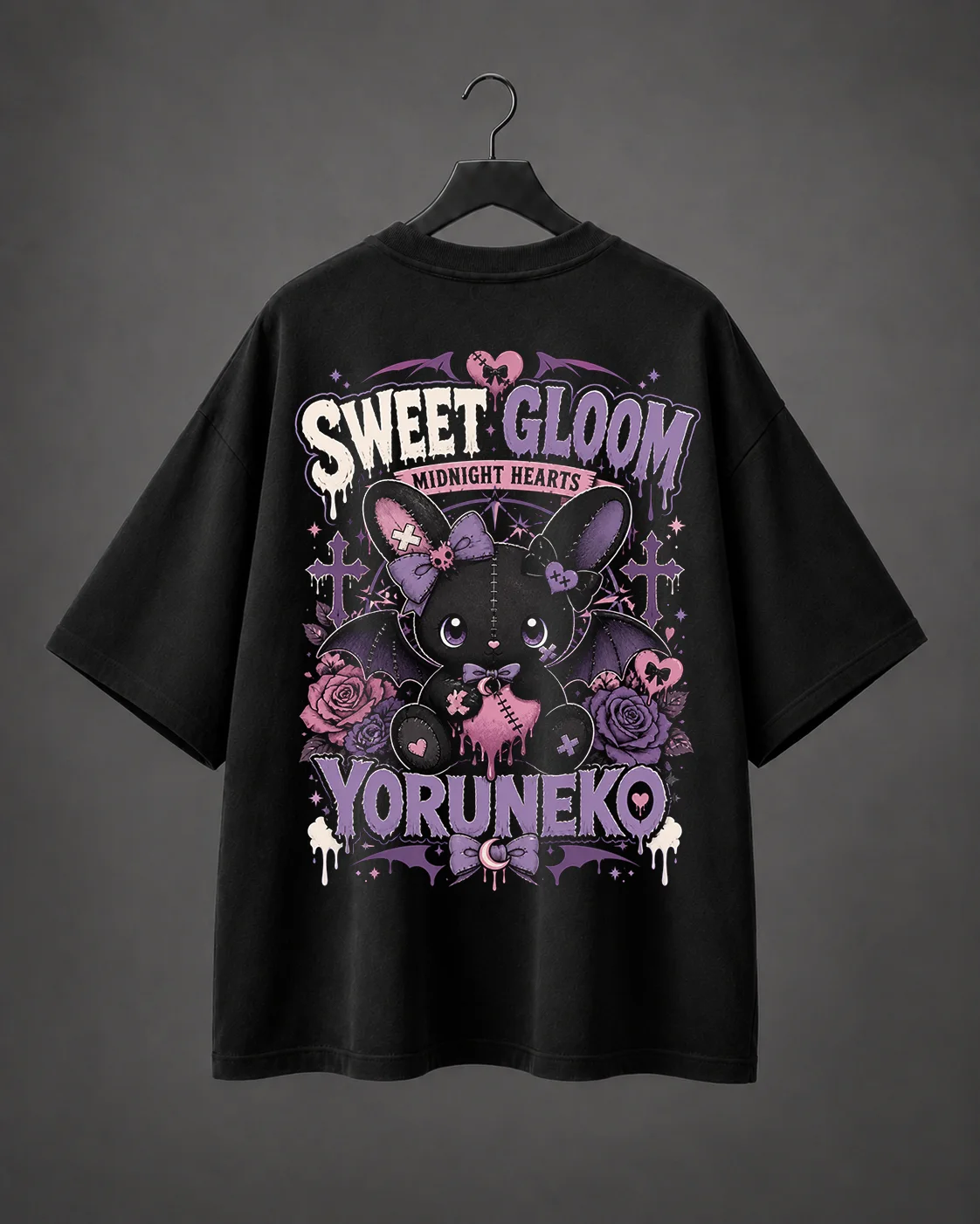 Camiseta Oversized Sweet Gloom