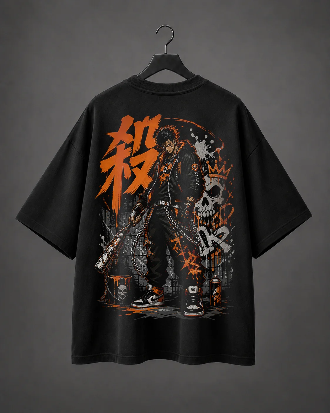 Camiseta Oversized Oni Strike