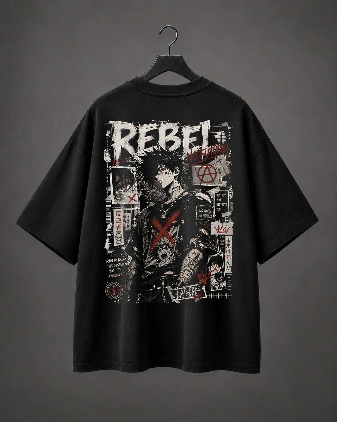 Camiseta Oversized Rebel