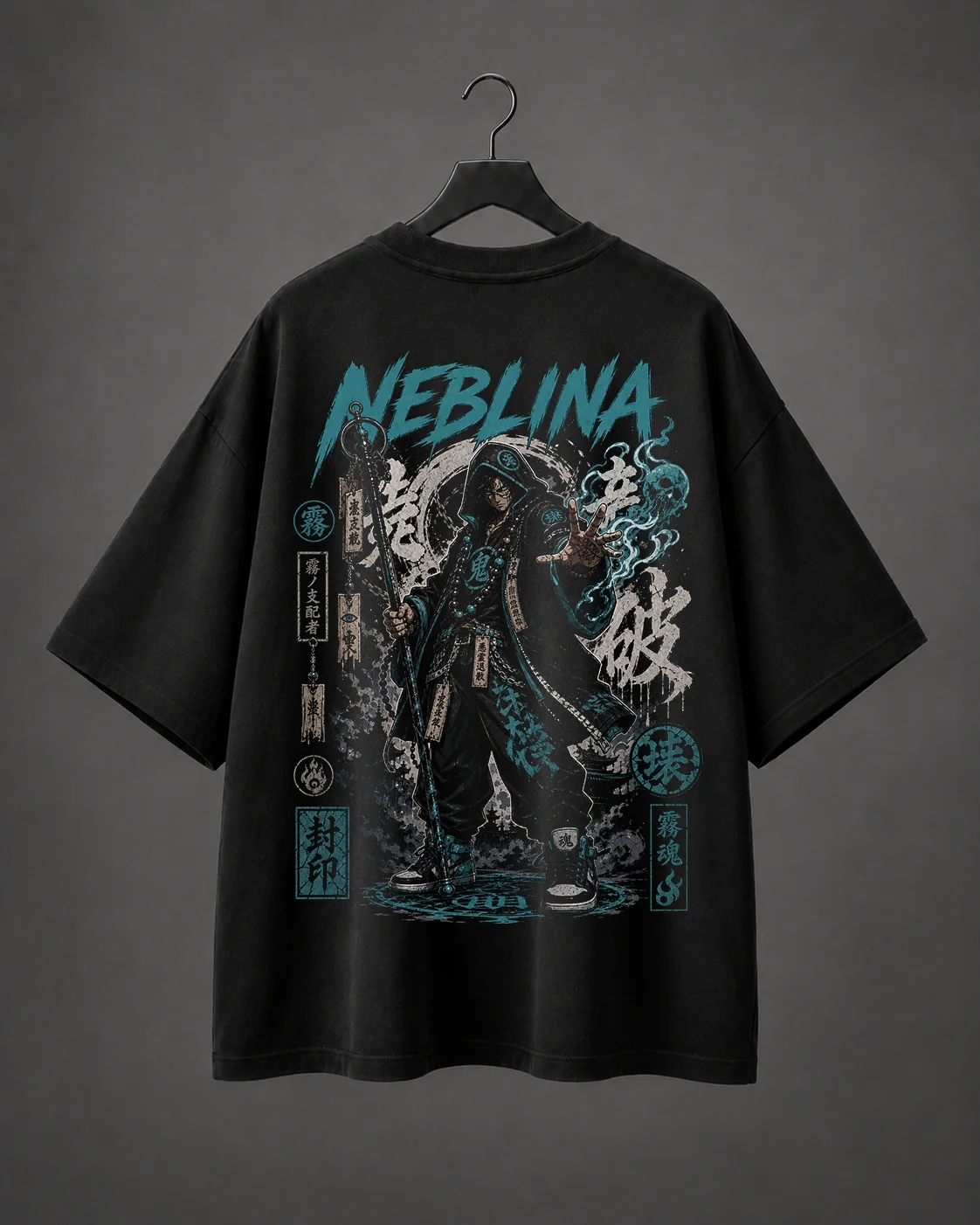 Camiseta Oversized Neblina