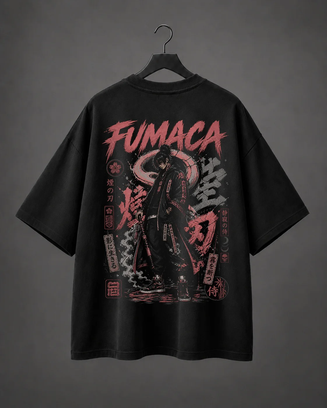 Camiseta Oversized Fumaça