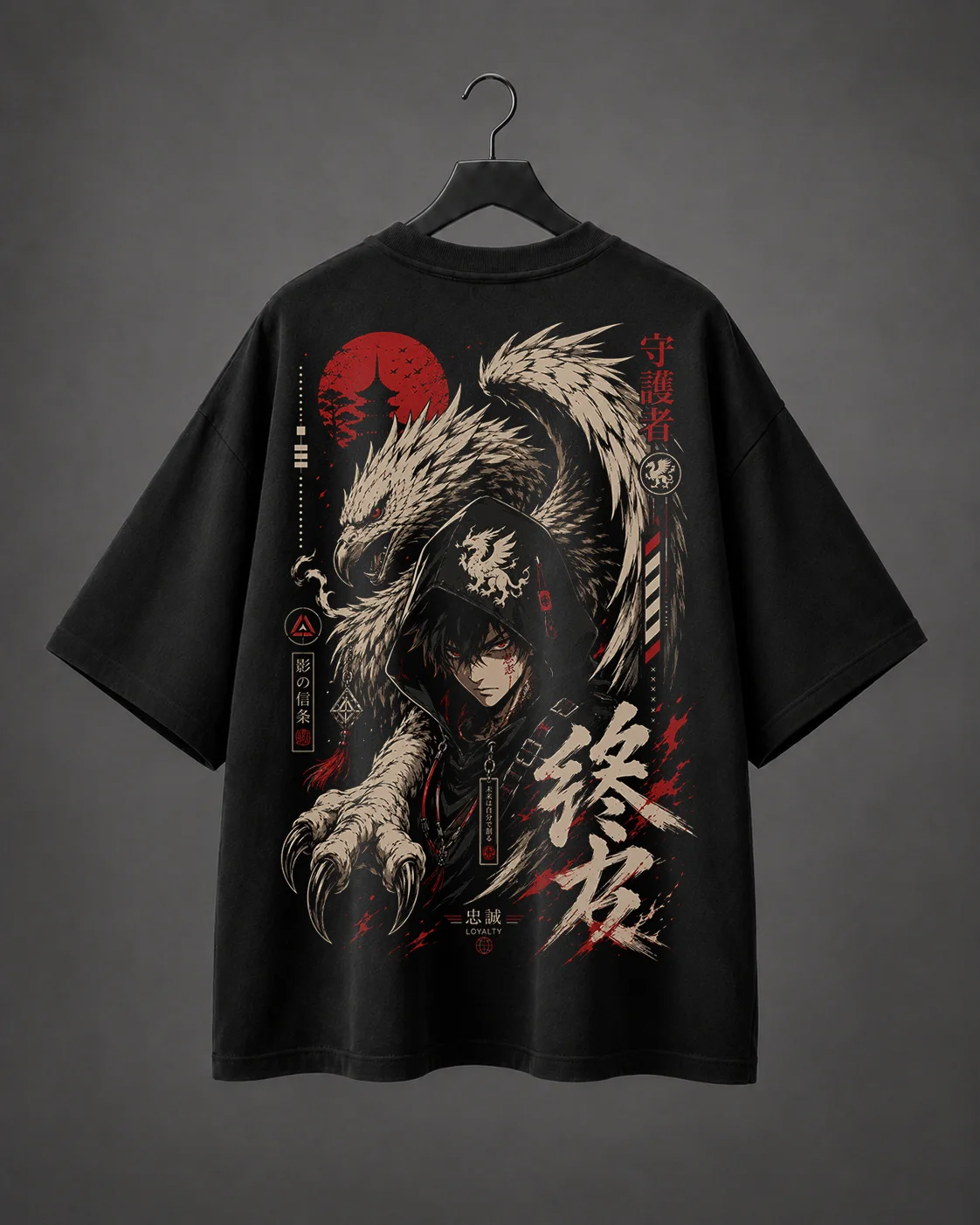 Camiseta Oversized Shadow Guardian