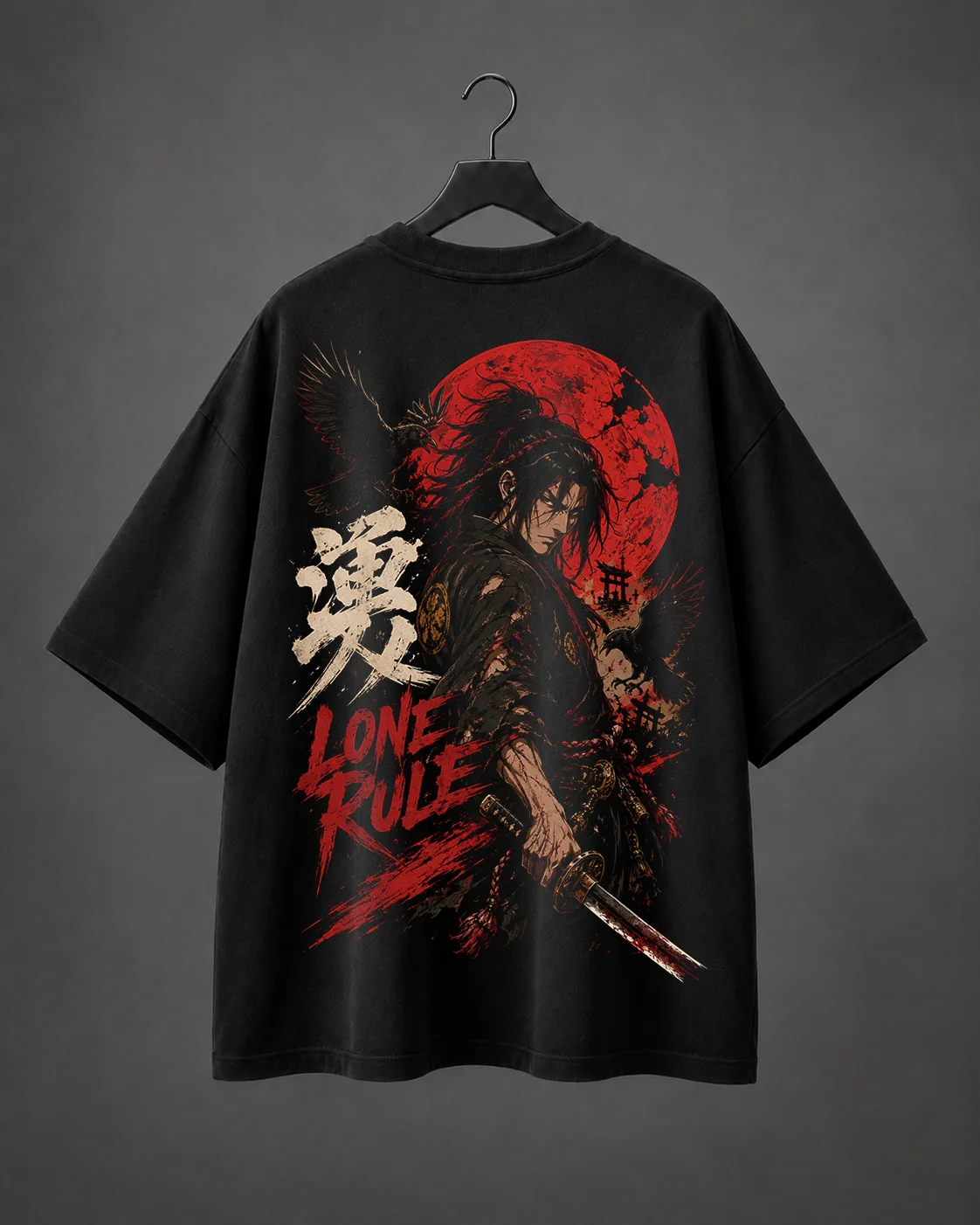 Camiseta Oversized Lone Rule