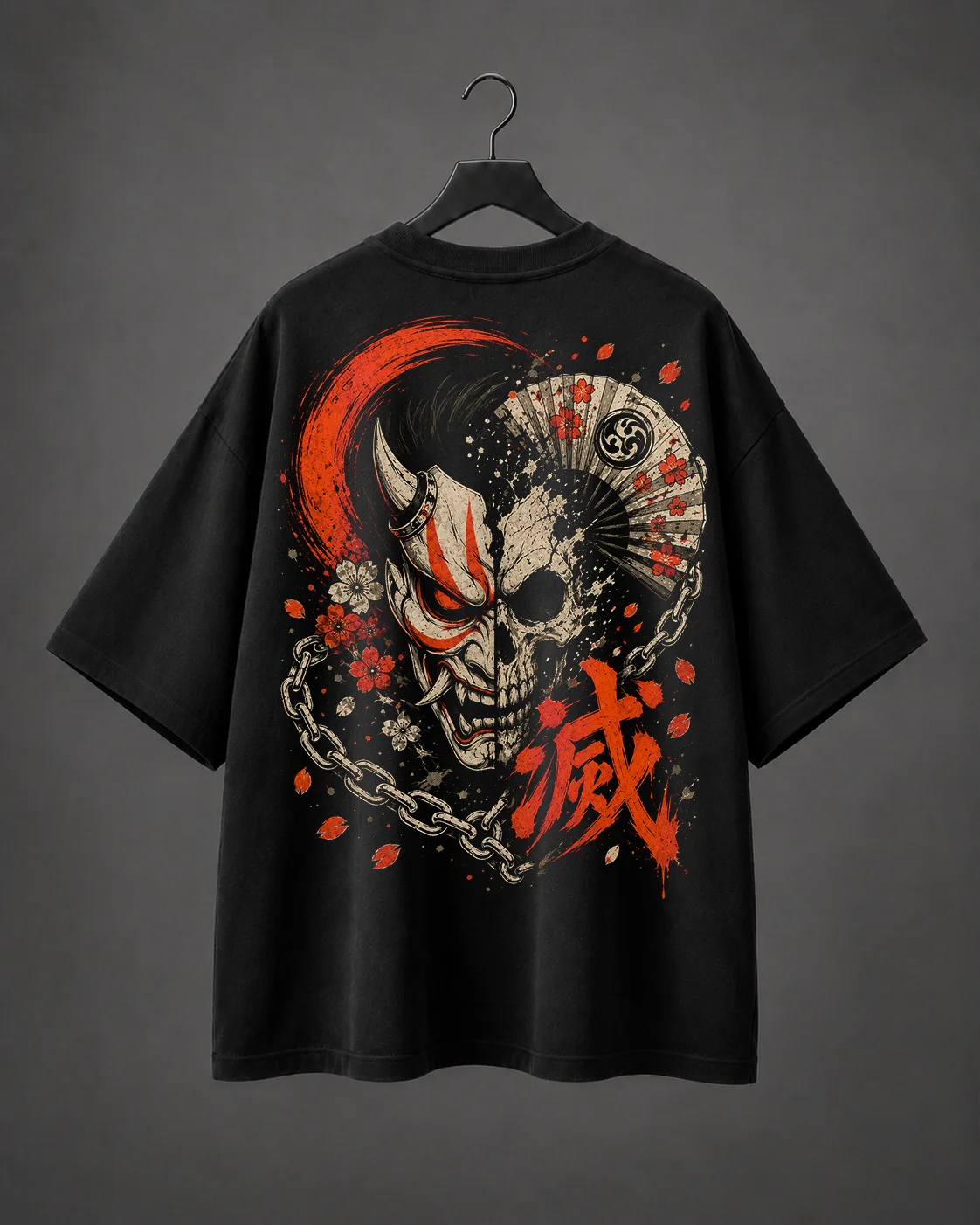 Camiseta Oversized Oni Bloom