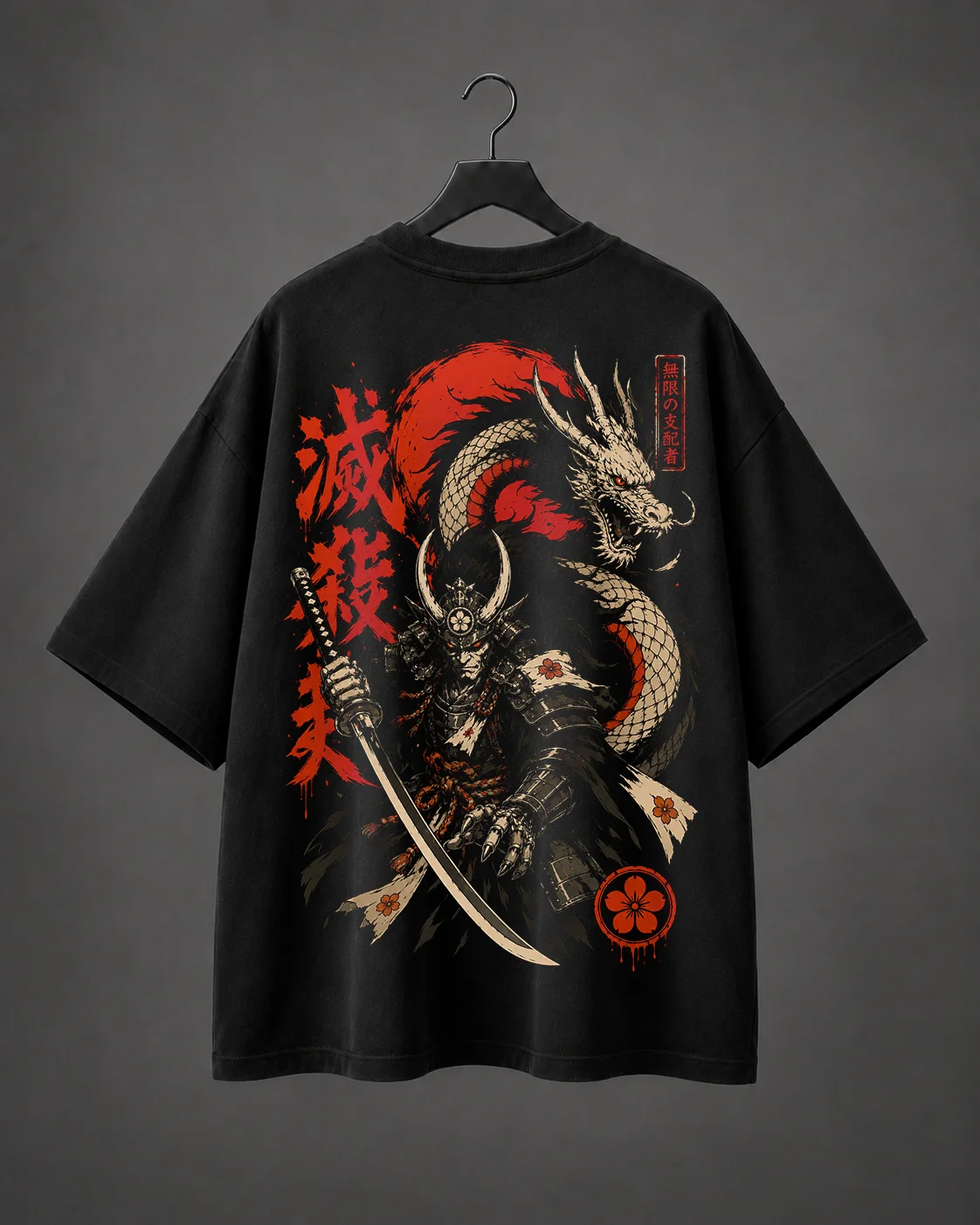 Camiseta Oversized Dragon Shogun