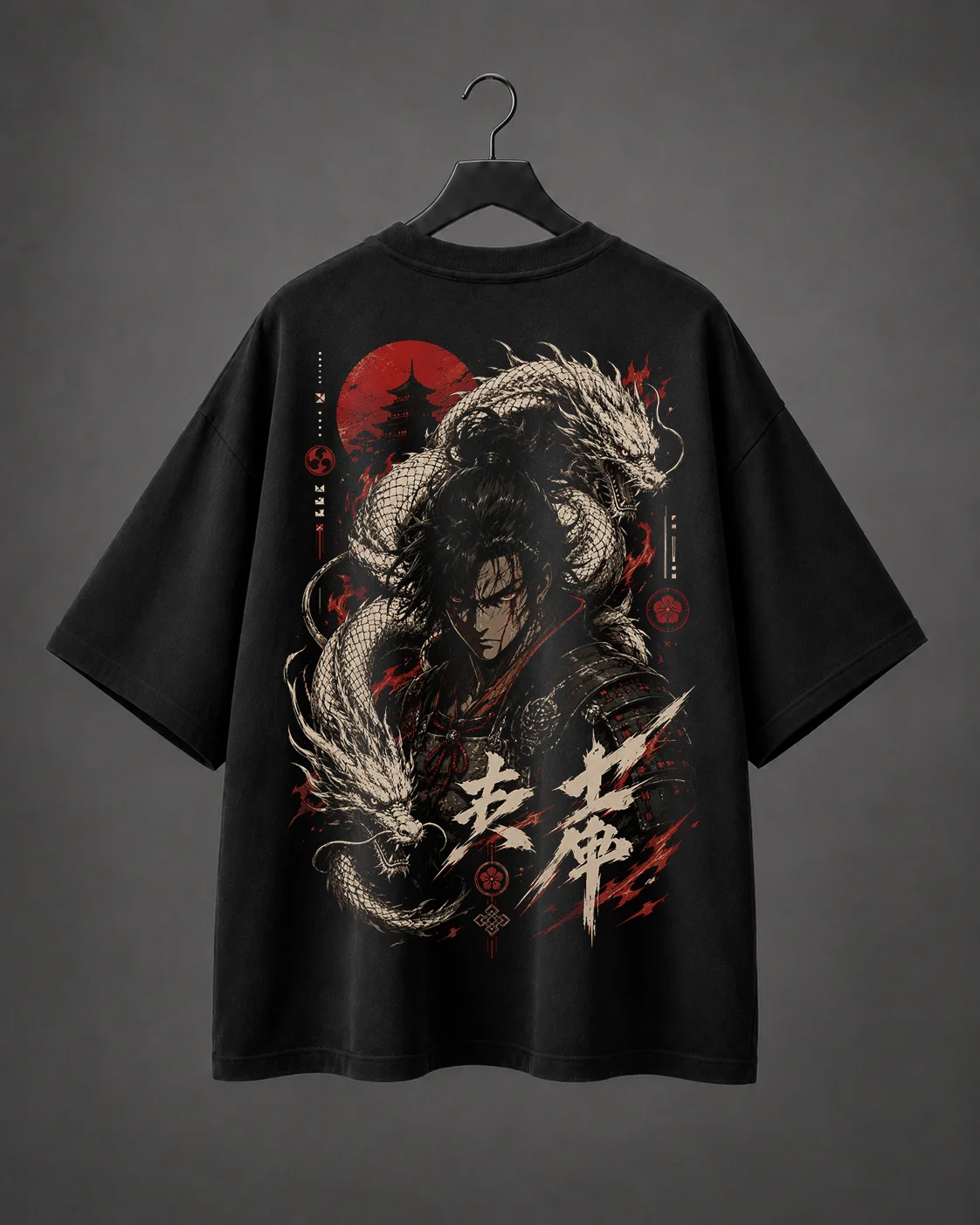 Camiseta Oversized Dragon Oath