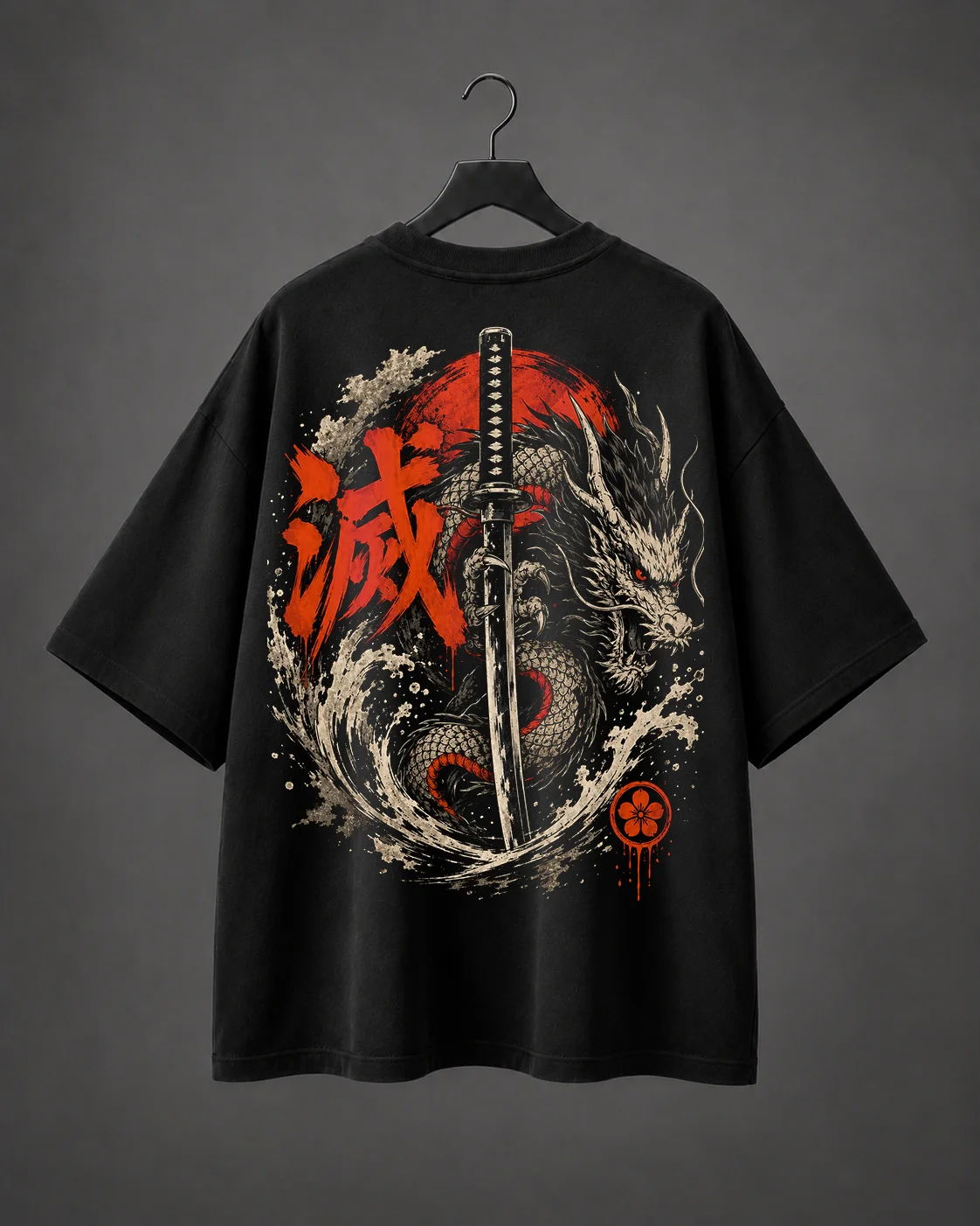Camiseta Oversized Blade Dragon