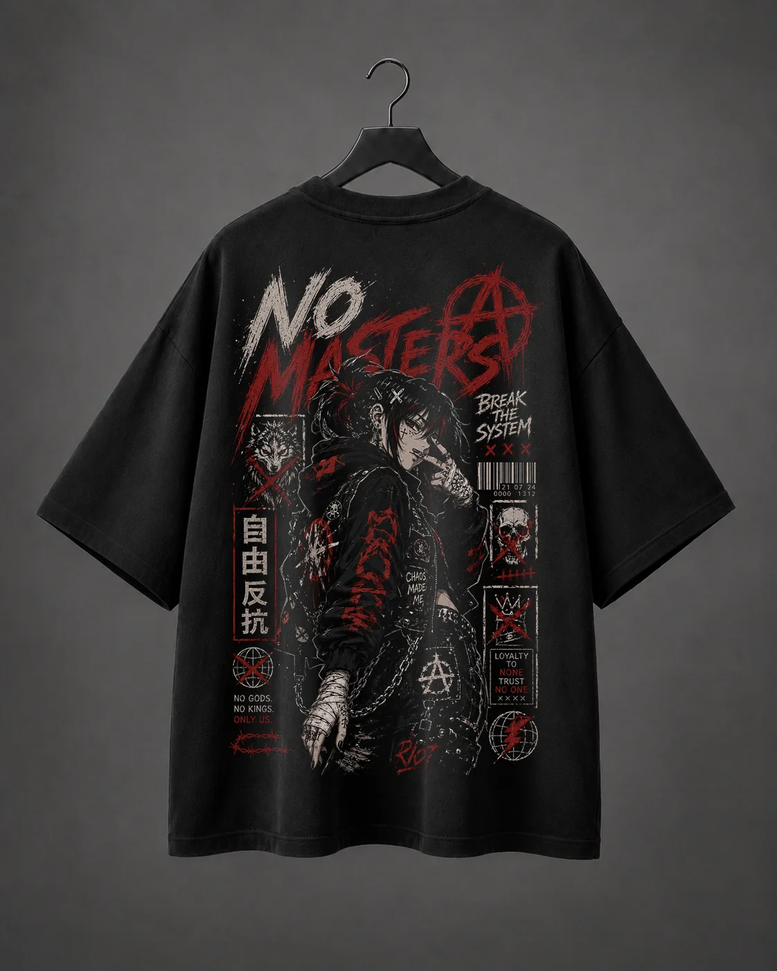 Camiseta Oversized No Masters