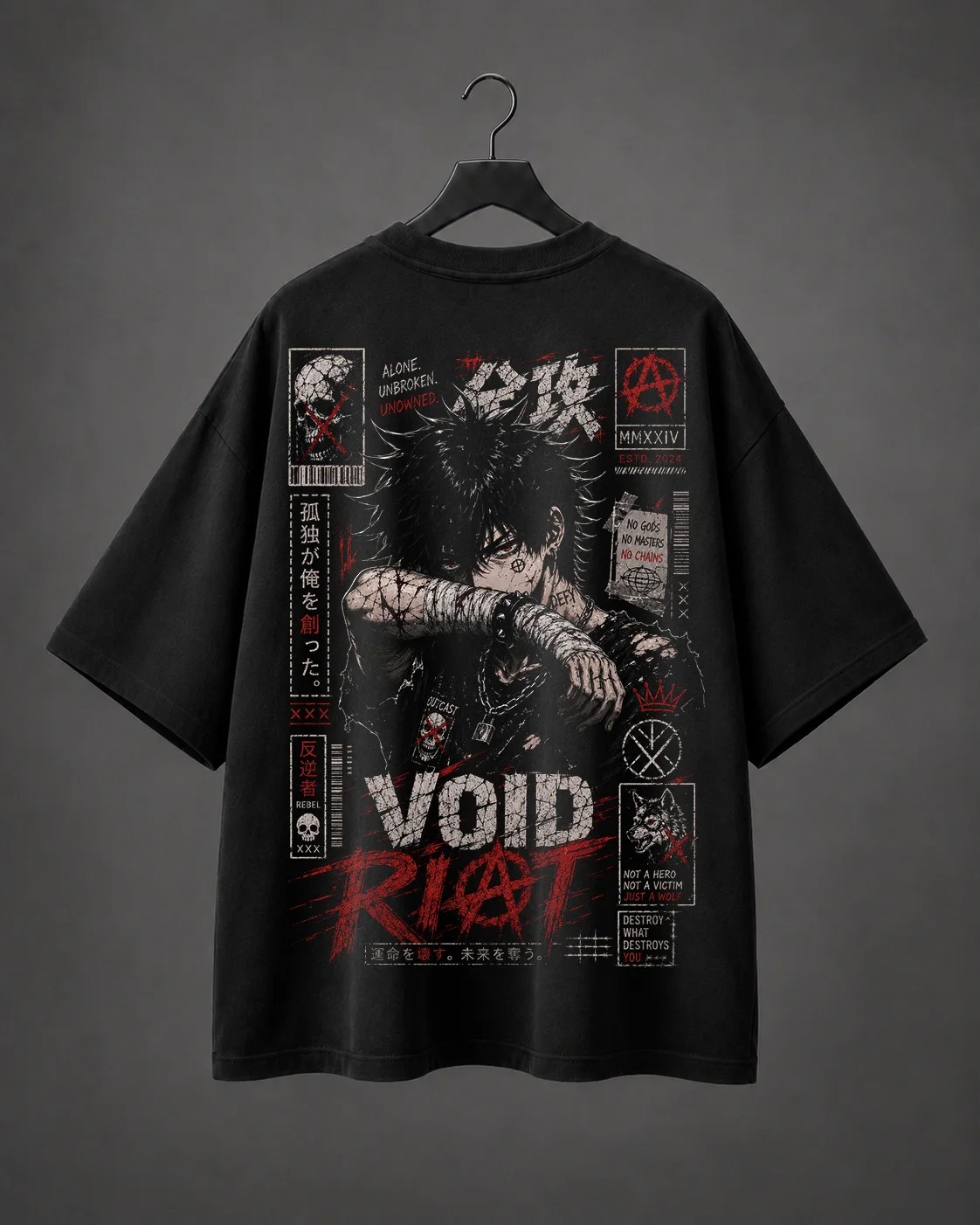 Camiseta Oversized Void Riot