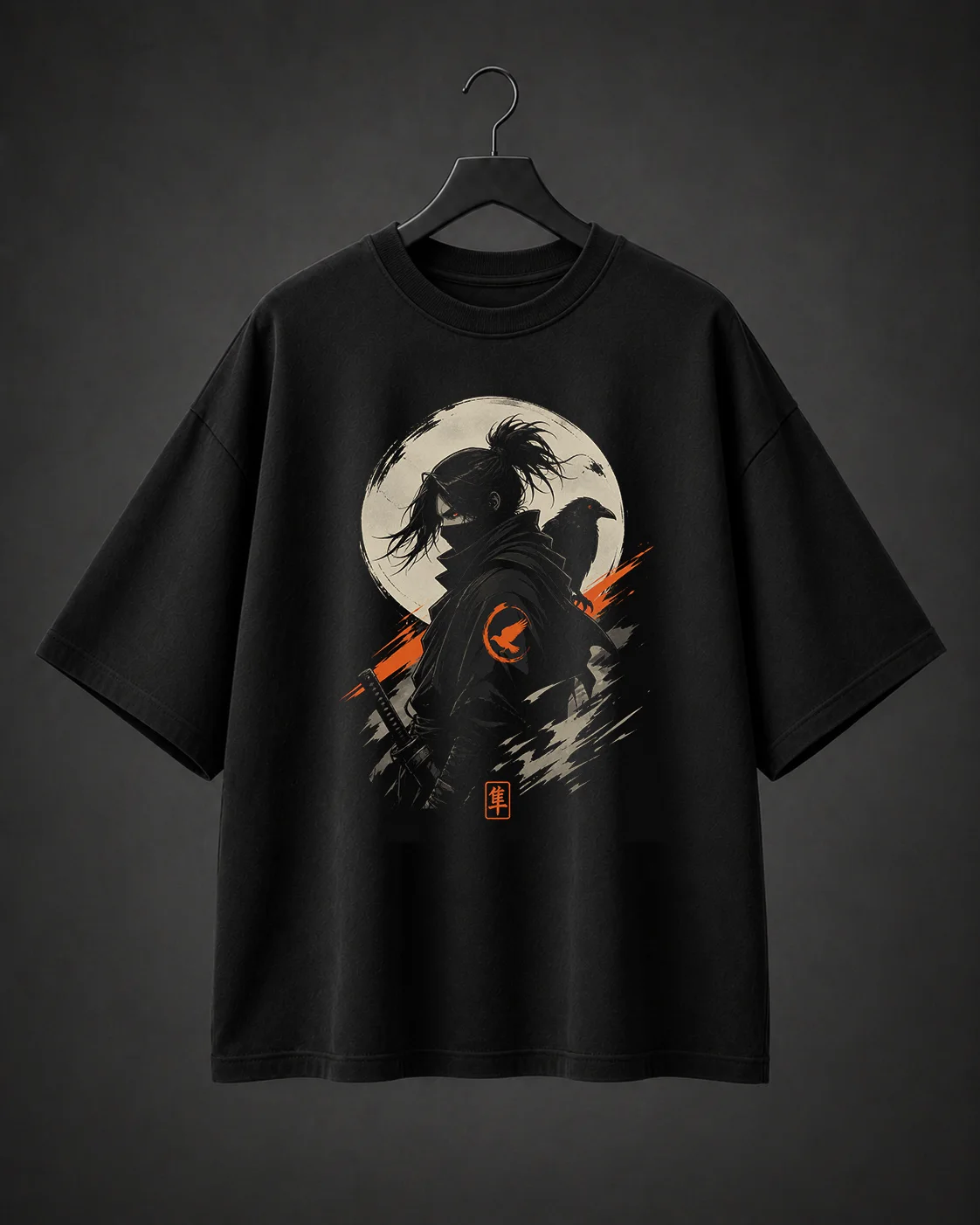 Camiseta Básica Oversized Shadow Eclipse