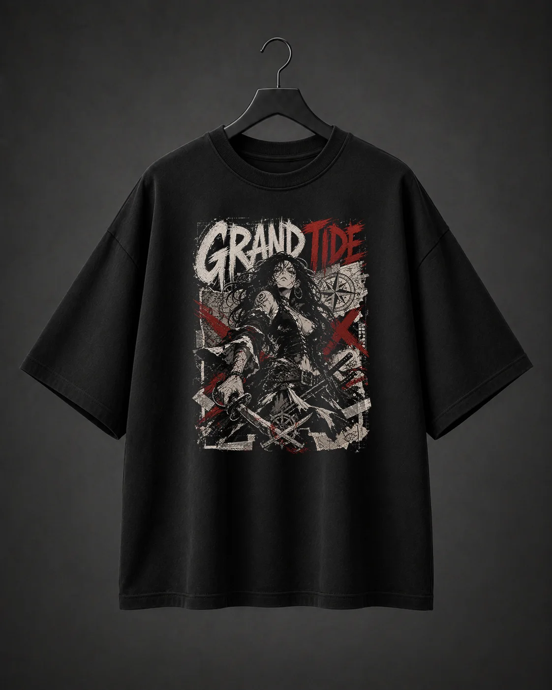 Camiseta Básica Oversized Grand Tide