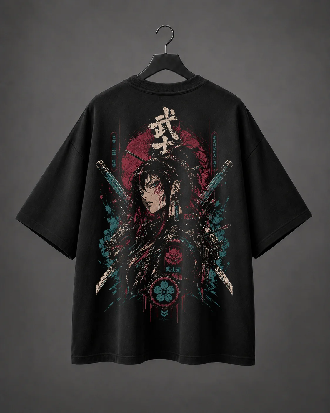 Camiseta Oversized Cyber Ronin