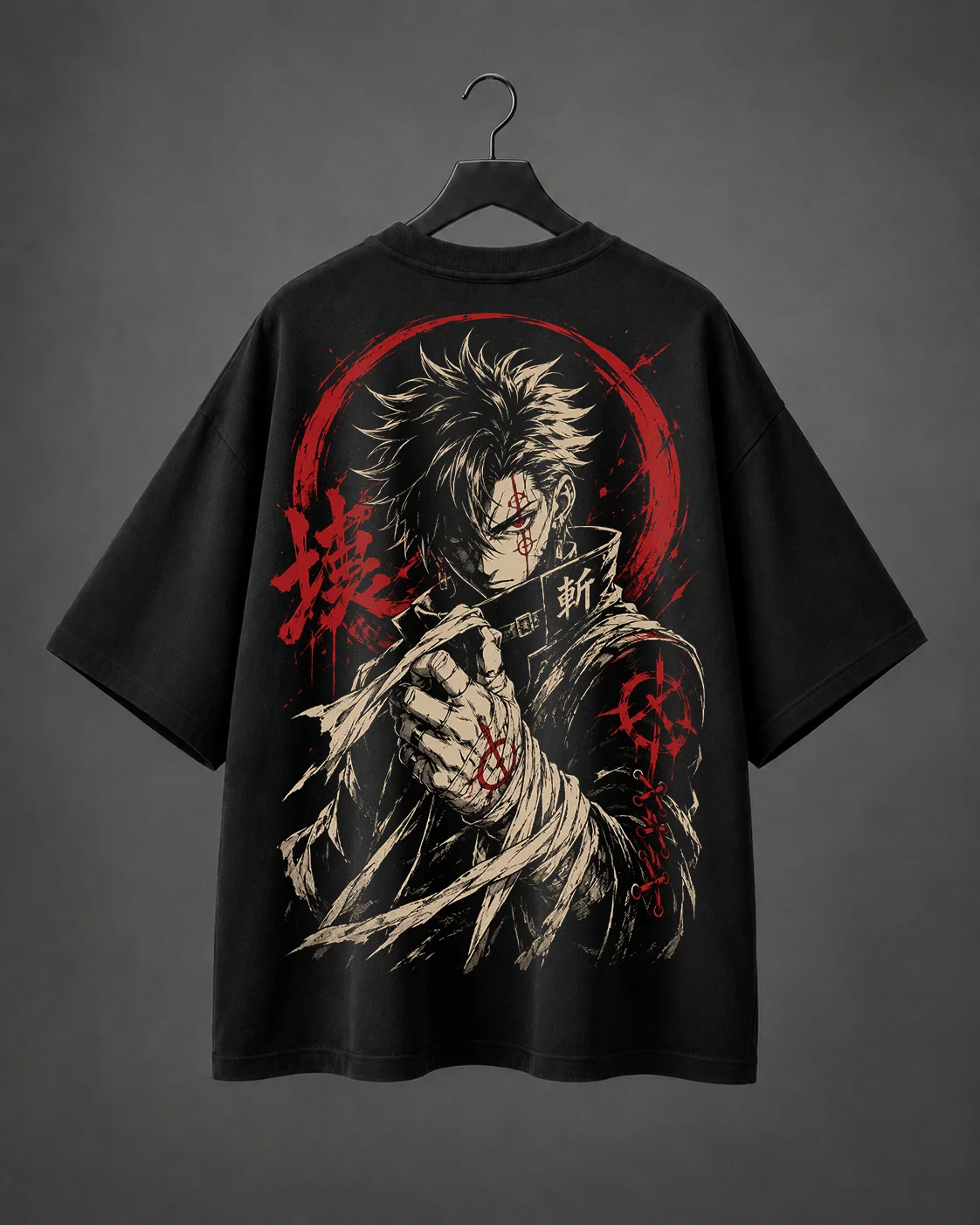 Camiseta Oversized Crimson Vow
