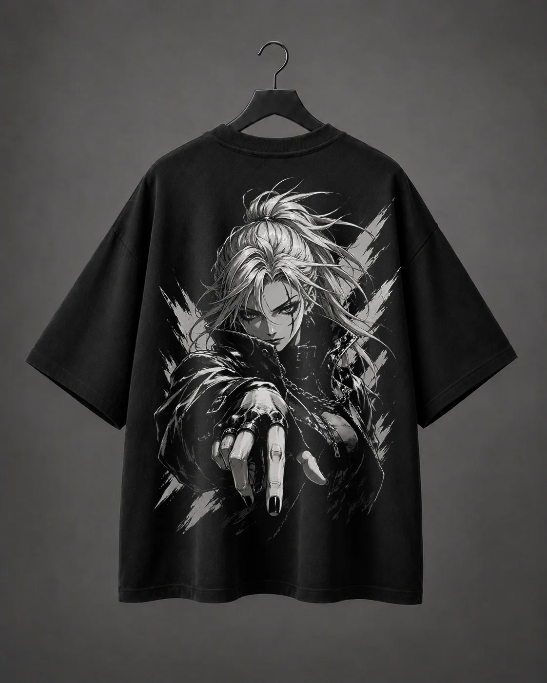Camiseta Oversized Noir Queen