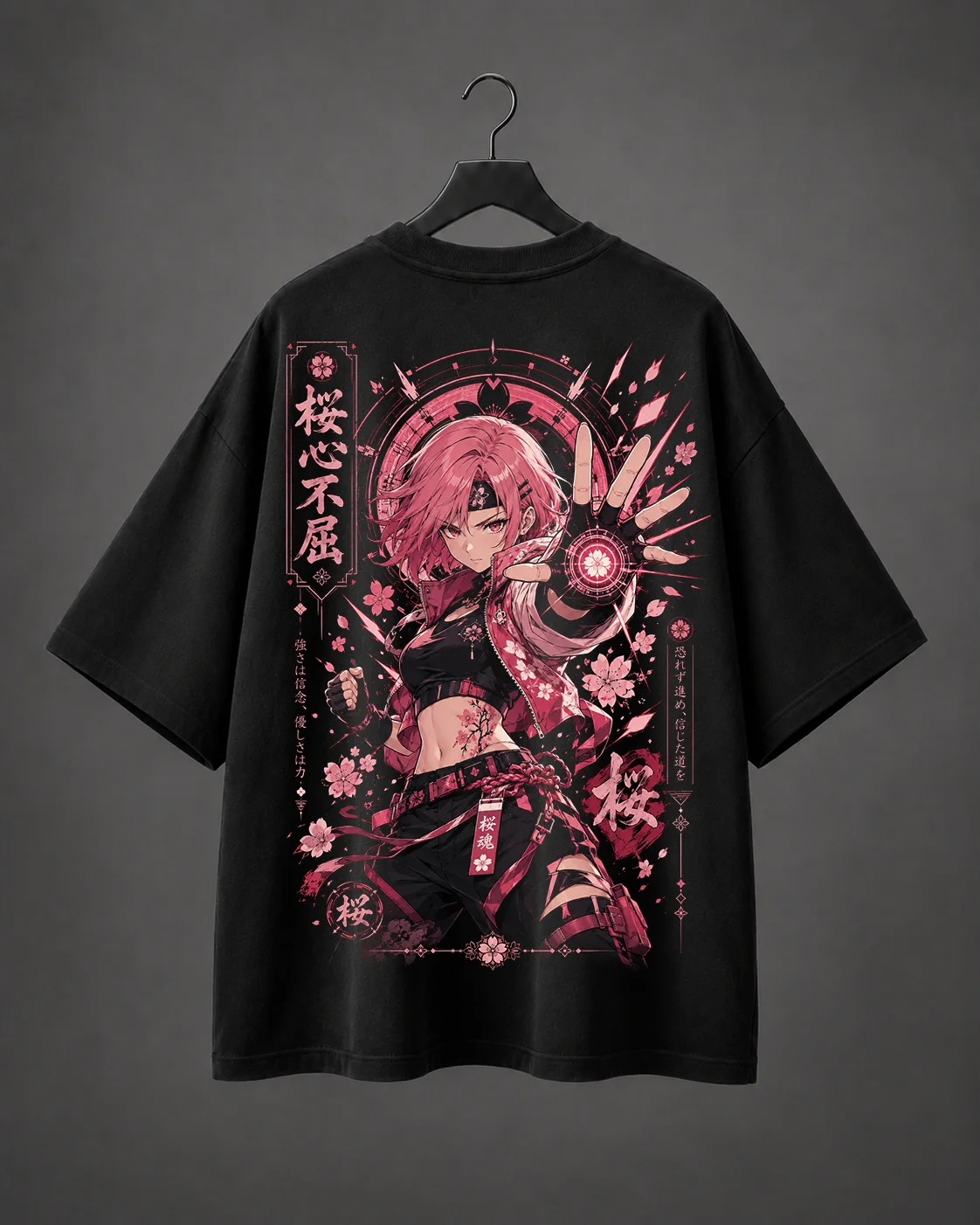 Camiseta Oversized Sakura Core
