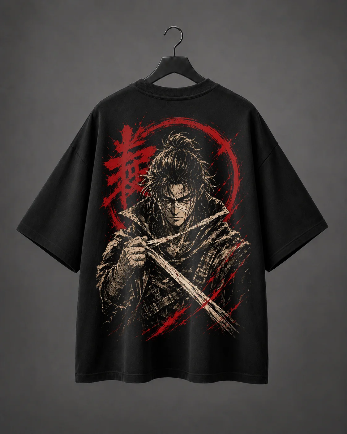 Camiseta Oversized Blood Ronin