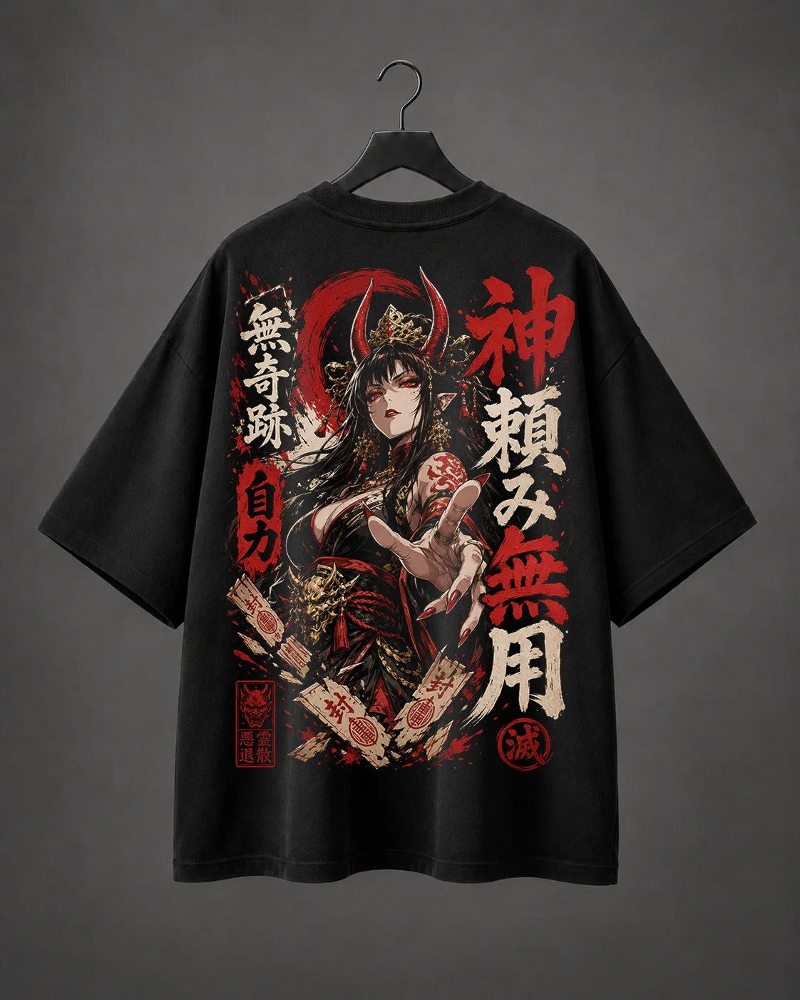 Camiseta Oversized Oni no Kiseki
