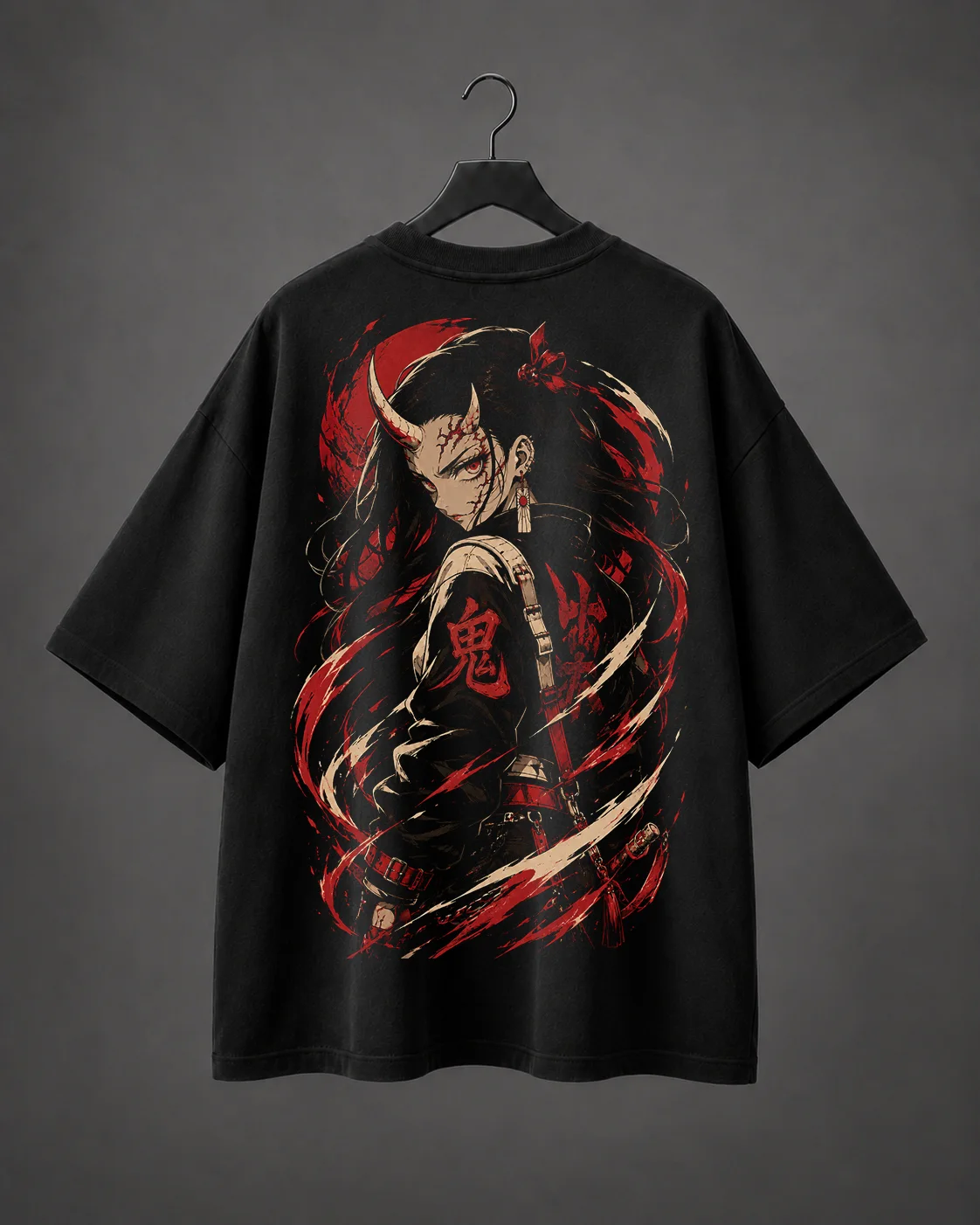 Camiseta Oversized Akai Oni Mod.02