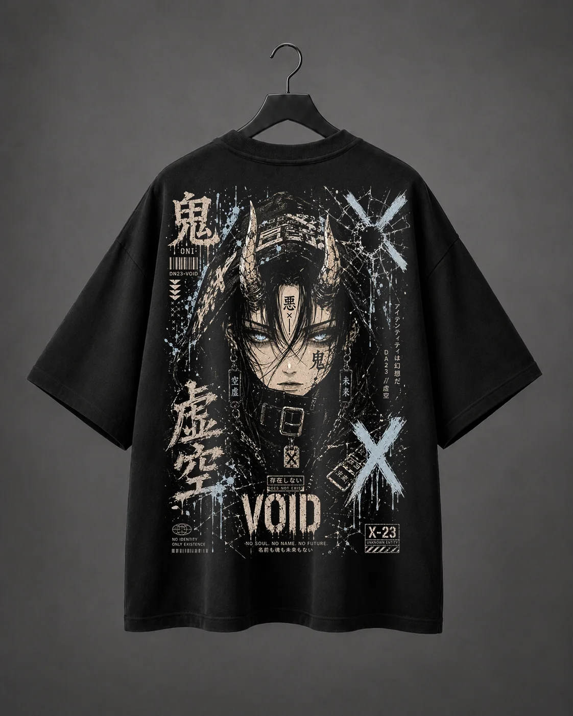 Camiseta Oversized Kyomu Void
